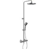 Blaufoss Bodan 250 regendoucheset thermostatische kraan glanzend chroom