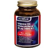 All Natural Vitamine D3 25mcg (300ca)