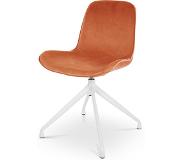 Nolon | Eetkamerstoel Nala draaibaar fluweel bronskleurig 51x82x40 cm eetkamerstoelen | NADUVI