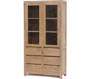 TOFF Corona - Vitrine 2 drs (Groen, 100x190cm)