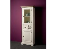 TOFF Fleur - Vitrine Cabinet 66 (Groen, 66x191cm)
