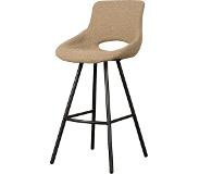 SIDD Campo barchair - fabric Teddy MJ8-3 Light brown (Groen, 53x97cm)