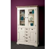 TOFF Fleur - Vitrine Cabinet 115 (Groen, 115x195cm)