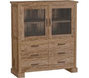 TOFF Lorenzo Cabinet 2 drs. 6 drws. (Groen, 120x135cm)