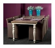 TOFF Fleur - Dining table 160x90 - KD (Groen, 160x90x78cm)