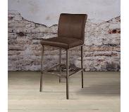 SIDD Sevilla barstool - Savannah dark brown 1078-03 (Groen, 48x111cm)