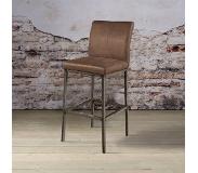 SIDD Sevilla barstool - Savannah light brown 1049 (Groen, 48x111cm)
