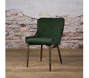 SIDD Oledo sidechair - fabric Bluvel 78 green (52x80cm)