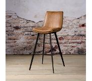 SIDD Pamplona barstool - fabric T-cognac (Groen, 43x105cm)