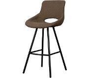 SIDD Campo barchair - fabric Teddy MJ8-7 Dark brown (Groen, 53x97cm)