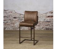 SIDD Ferro barstool - Savannah dark brown 1078-03 (Groen, 50x101cm)