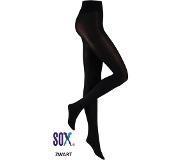 Sox Panty 60 den Opaque Zwart S/M Niet Doorzichtig Supersterk met kruisje in de broek