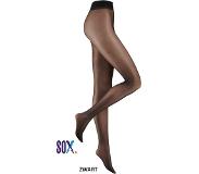 Sox Panty 15 DEN Zwart S/M Ultrafijne Voile/ Lycra Panty met kruisje in de broek