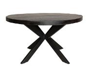 Starfurn Eetkamertafel Denver Black | Rond | 110 cm