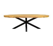 Starfurn Eetkamertafel Denver | Ovaal | Mangohout | 180 cm (Groen)