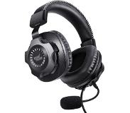 EasySMX VG-C159 Over-ear gaming headset met microfoon, surround sound 7.1 RGB LED, zwart