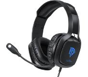 EasySMX C06-Blue Over-ear gaming headset - Zwart/ blauw