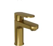 Linie Astor standaard wastafelkraan brushed gold