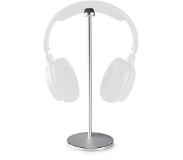 Nedis premium tafelstandaard voor hoofdtelefoons en headsets / zilver