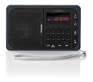 Nedis FM-Radio - Tragbare Ausführung - FM - Batteriebetrieben / Netzstromversorgung - Digital - 3.