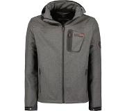 Geographical Norway Softshell Jas Heren Texshell Donkergrijs - XL