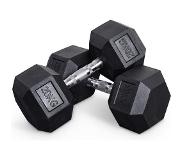 Guerrilla DUMBELLSET 5 KG PER PAAR/ ZESHOEKIGE GEWICHTEN/DUMBELLS