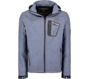 Geographical Norway Softshell Jas Heren Texshell Blauw - L