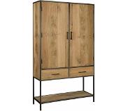 TOFF Luna Cabinet - 2 drws - 2 drs (Groen, 115x200cm)