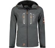 Geographical Norway Softshell Jas Heren Trevar Donkergrijs - XL