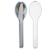 Mepal Bestekset Ellipse 3-delig - Nordic blue Roestvast staal/ Polypropeen