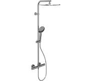 Blaufoss Round 300 thermostatische regendoucheset glanzend chroom