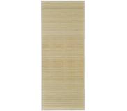 vidaXL Rechthoekige bamboe mat 120 x 180 cm (Neutraal)