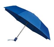 Impliva paraplu miniMAX auto open en close 100 cm blauw