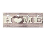 vidaXL Wandkapstok Home 80x30 cm gehard glas