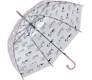Juleeze Paraplu Volwassenen Ø 60 cm Roze Kunststof Katten Regenscherm