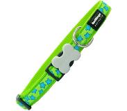 Red Dingo Stars Dog Collar Groen 41-63 cm