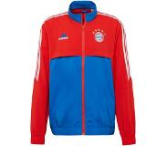 Adidas Bayern München Presentatie Trainingsjack 2022-2023 Rood Lichtblauw Wit | L