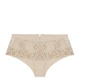 Simone Pérèle Saga shorty met kantborduring