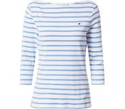 Tommy Hilfiger T-shirt Slim Stp Boat-nk Top 3/4 Slv Blauw