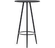 vidaXL Bartafel 60x107,5 cm MDF zwart