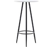 vidaXL Bartafel 60x107,5 cm MDF wit