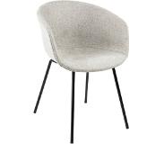 Kick Collection | Eetkamerstoel Kate velvet fluweel beige 57x81x57 cm eetkamerstoelen | NADUVI