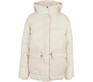Urban Classics Gewatteerd jack -S- Waisted Ivoorkleurig