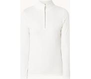 Selected femme Jinaline longsleeve met ribstructuur en halve rits