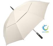FARE AC extra grote golfparaplu Doubleface XL Vent wit 130 centimeter