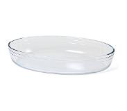 San Ignacio Ovale ovenschalen/serveerschalen van glas 26 cm 1,6 liter - Ovenschalen