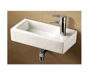 Novarama/SCEE Fontana keramische fontein kraan gat rechts 36,5x18x9 cm wit