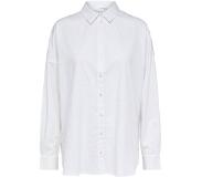 Selected femme Noos blouse van biologisch katoen met streepprint