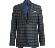 We fashion geruit slim fit colbert blauw Heren | Maat: 46