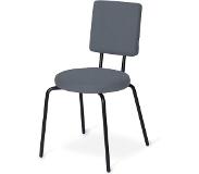 Puik Design - Option - Eetkamerstoel - Donkergrijs - Round seat/Square backrest